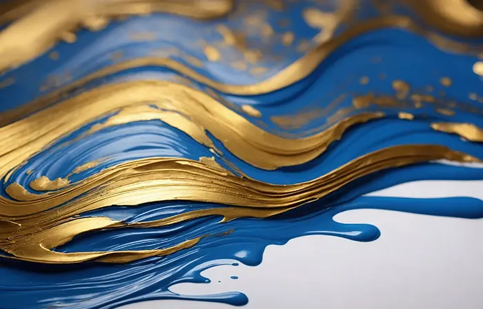 Ocean Depths with Golden Highlights Texture image